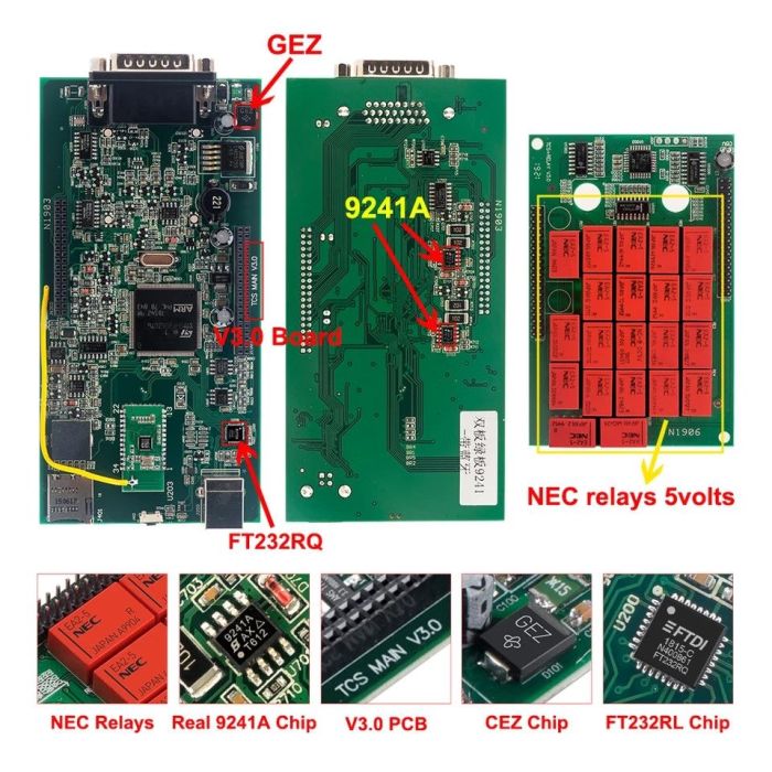 Мультимарочний сканер AutoCom CDP+ Bluetooth/USB (двоплатний)