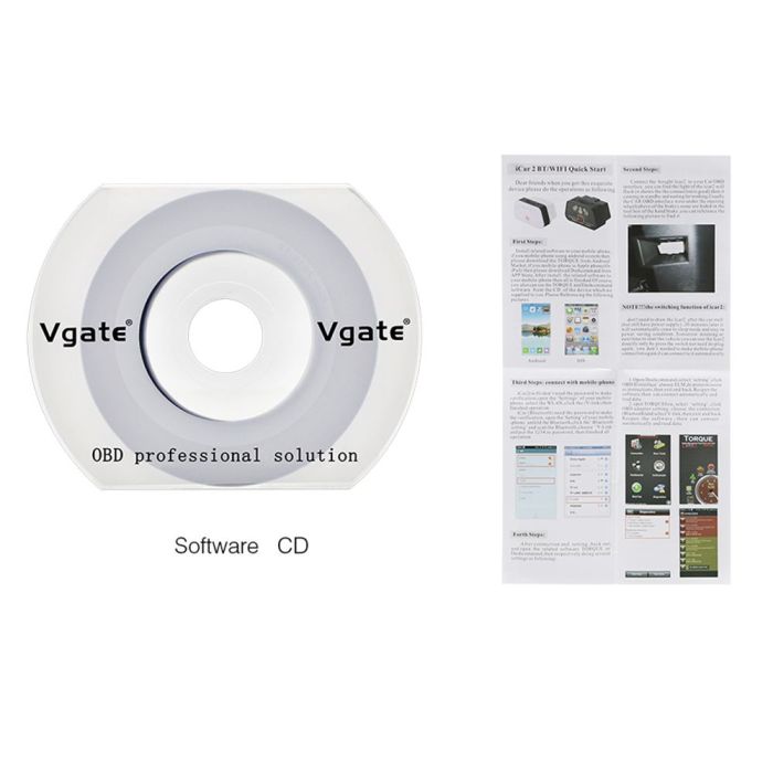 Діагностичний сканер-адаптер Vgate iCar2 BT 4.0 Android/IOS